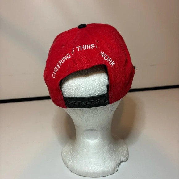 Vintage 1996 Olympics Coca Cola Cheering is Thirsty Work Made USA Snapback - Picture 2 of 8